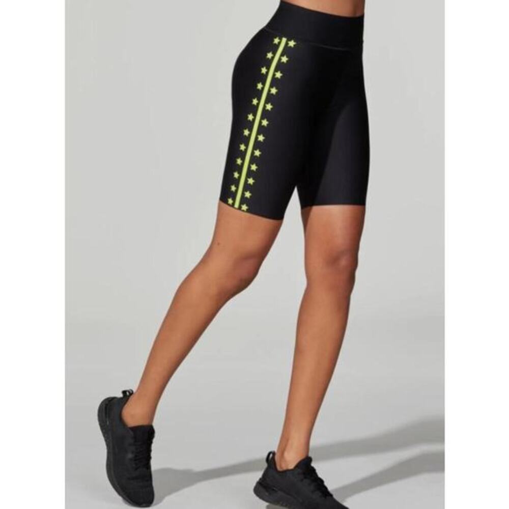 Ultracor x Barry's Black & yellow‎ Bike Shorts